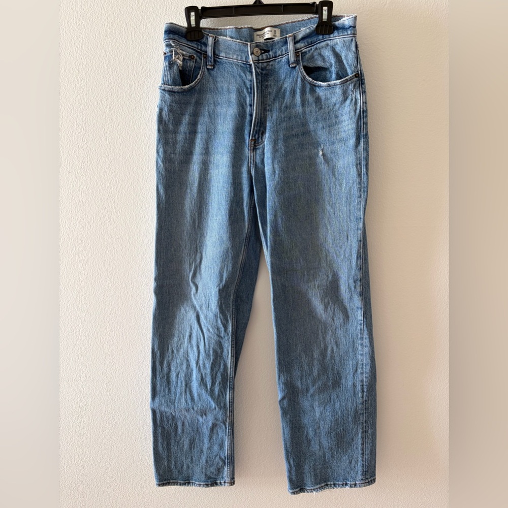 Abercrombie & Fitch High Rise Blue Jeans